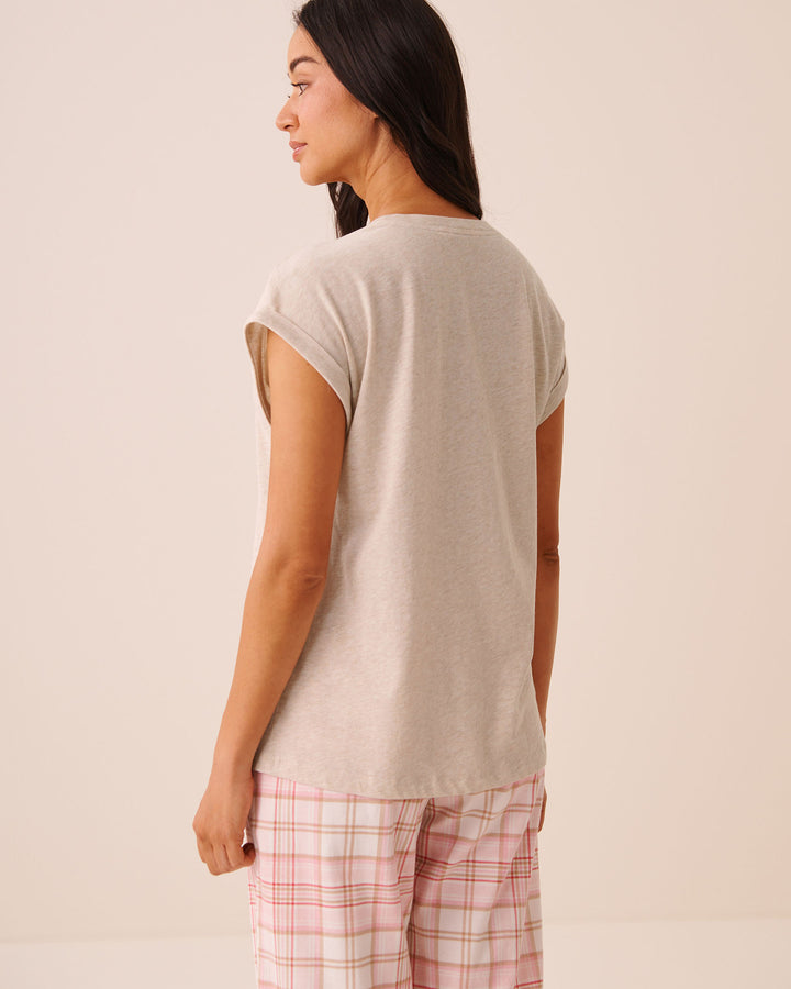 Tomato Print Cotton Short Sleeve T-shirt