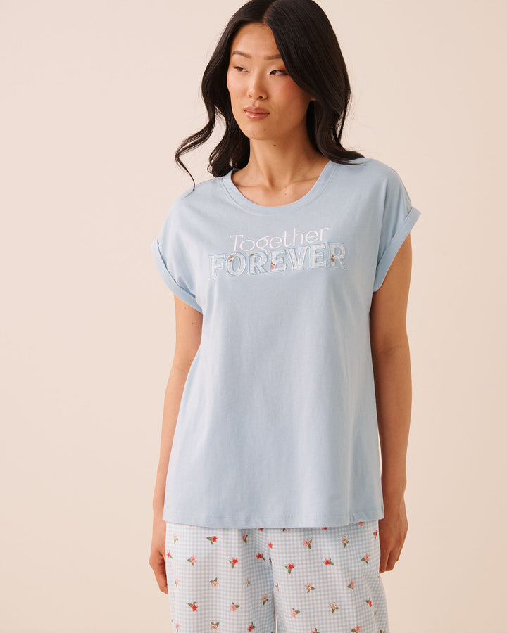 Tomato Print Cotton Short Sleeve T-shirt