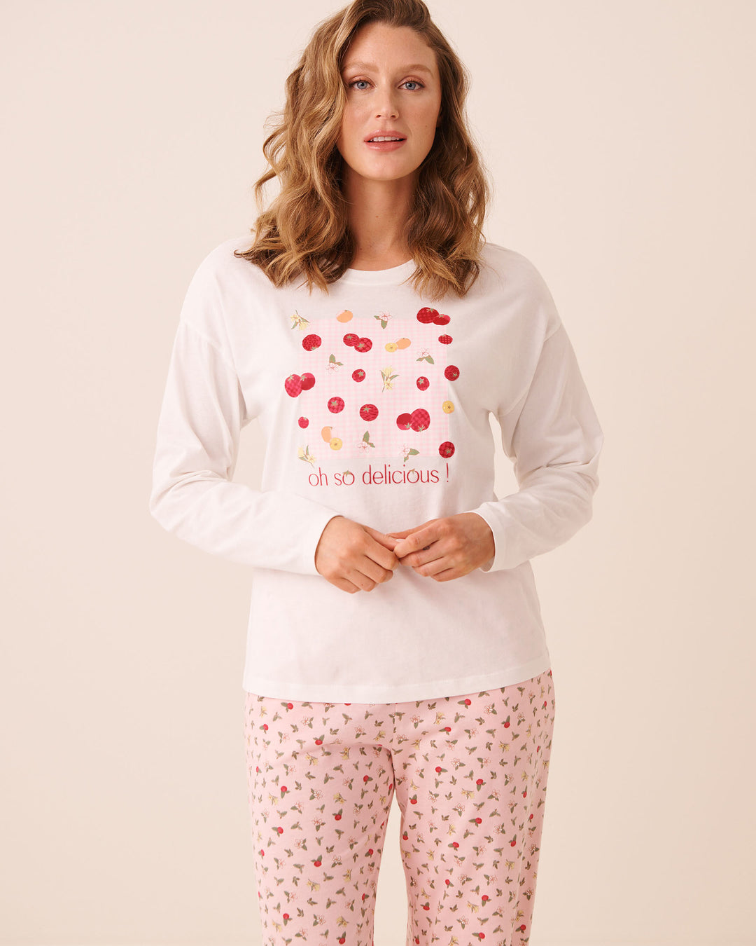 Highland Cow Print Cotton Long Sleeve Shirt