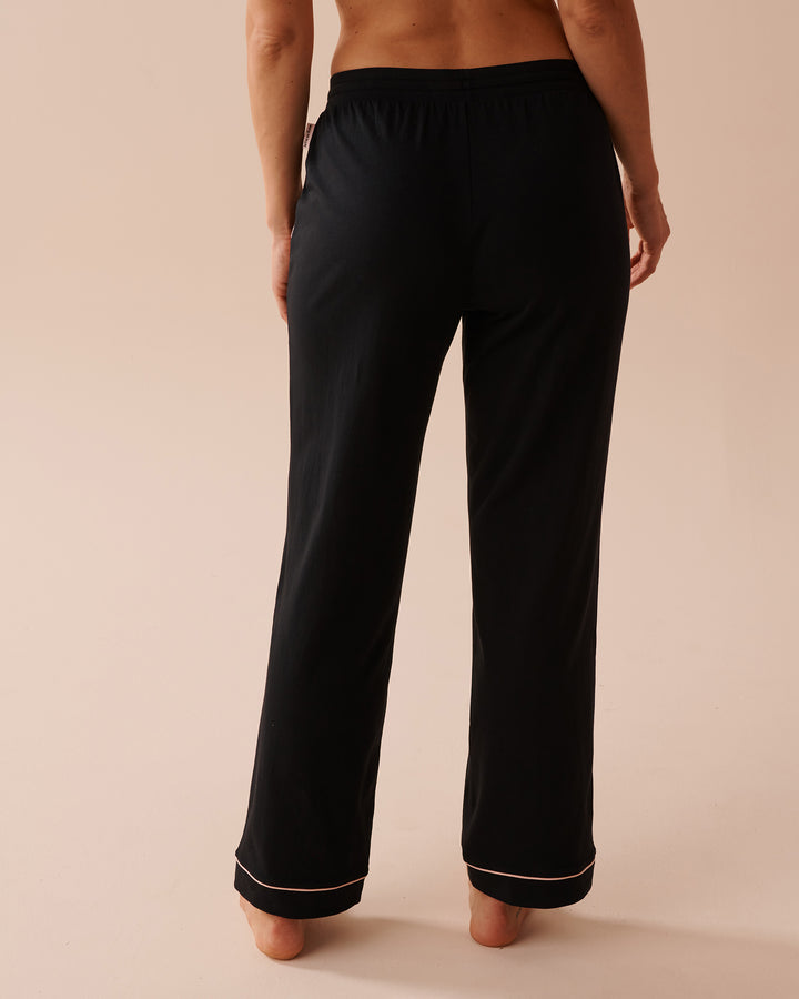 Cotton Pajama Pants - Peachskin Dot