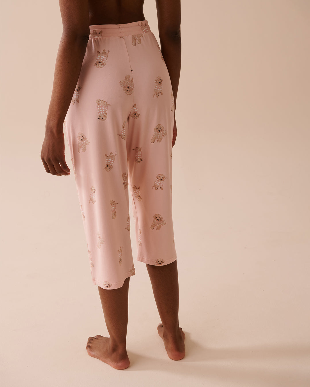 Sheep Print Super Soft Capris - Oil Green Sheep
