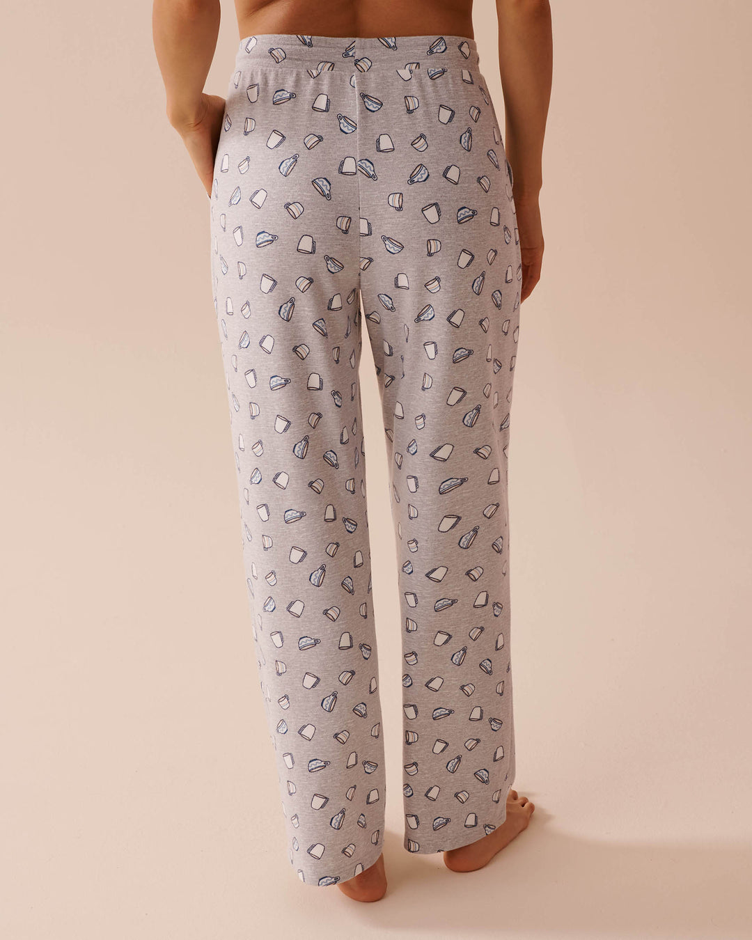 Cupcake Print Recycled Fibers Pajama Pants - Cupcake Wording