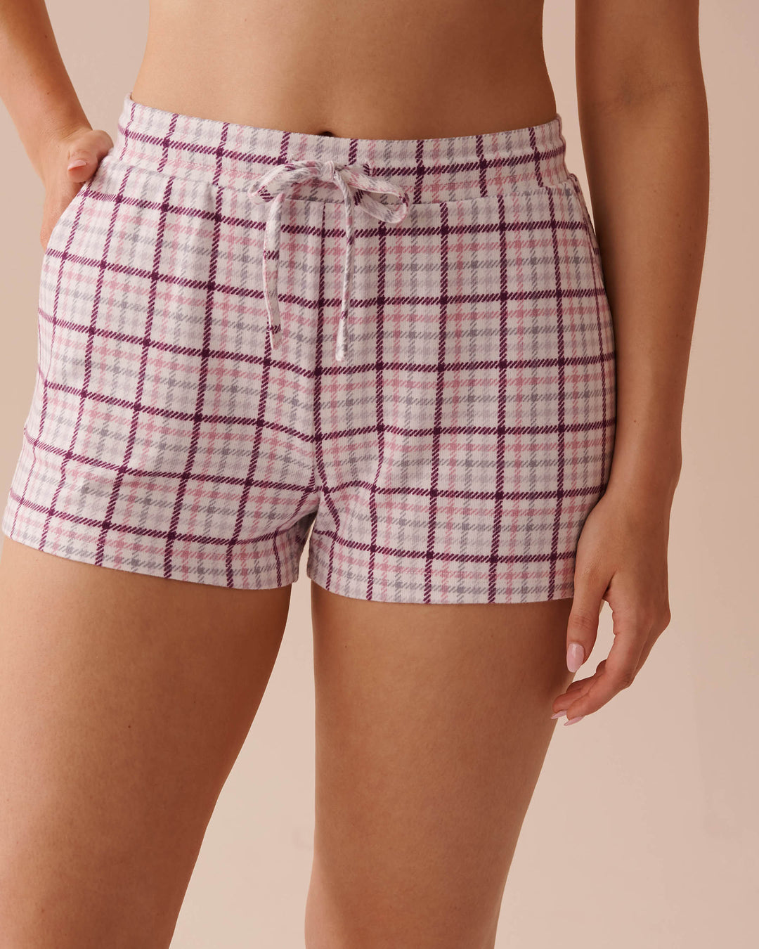 Cupcake Print Recycled Fibers Pajama Shorts - Cupcake Wording