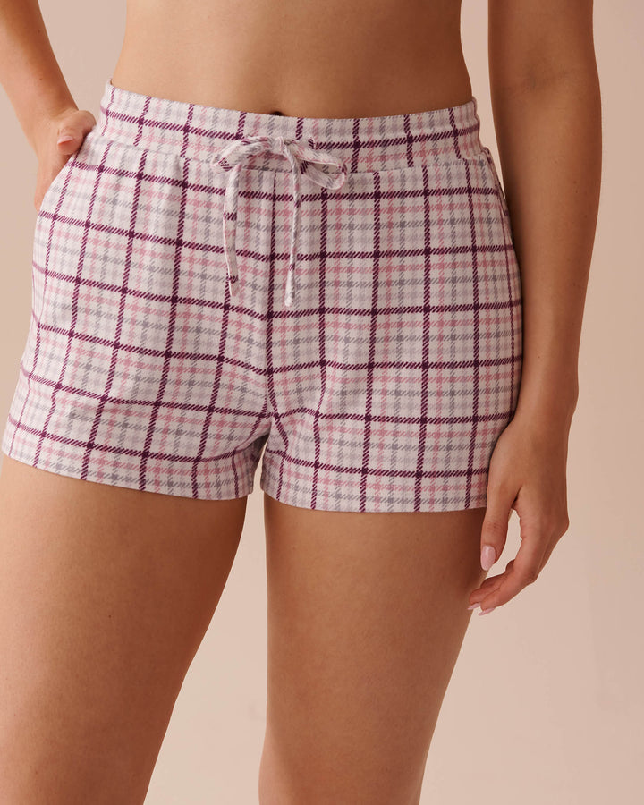 Cupcake Print Recycled Fibers Pajama Shorts - Cupcake Wording