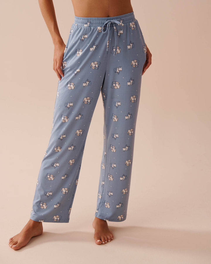 Koala Print Super Soft Pajama Pants - Evening Haze Koalas
