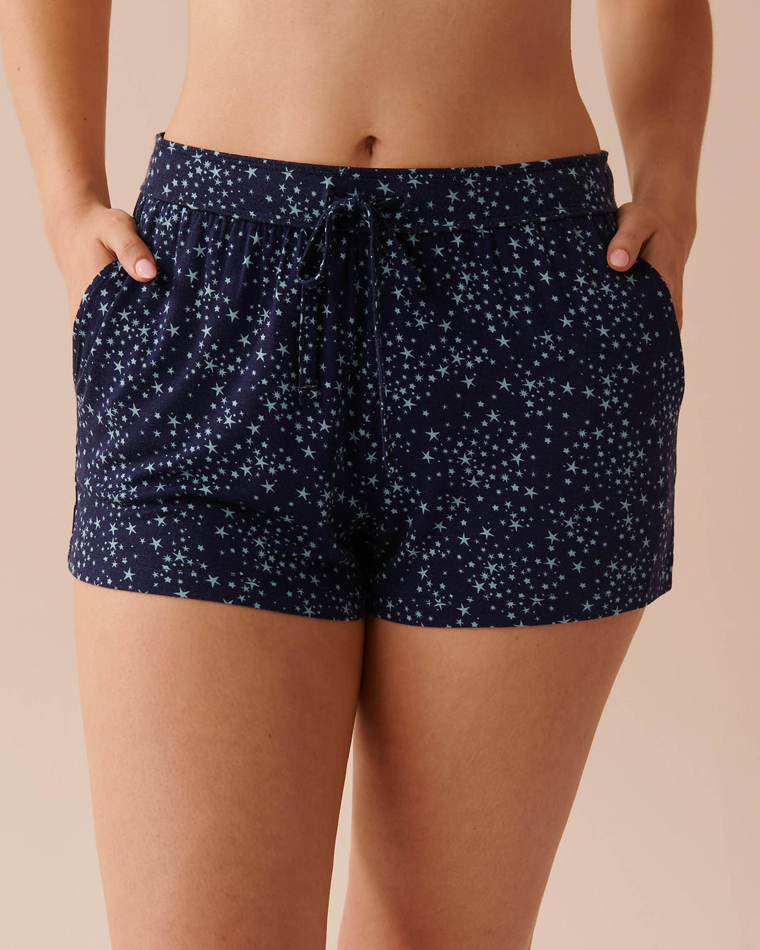 Soft Jersey Shorts - Evening Blue