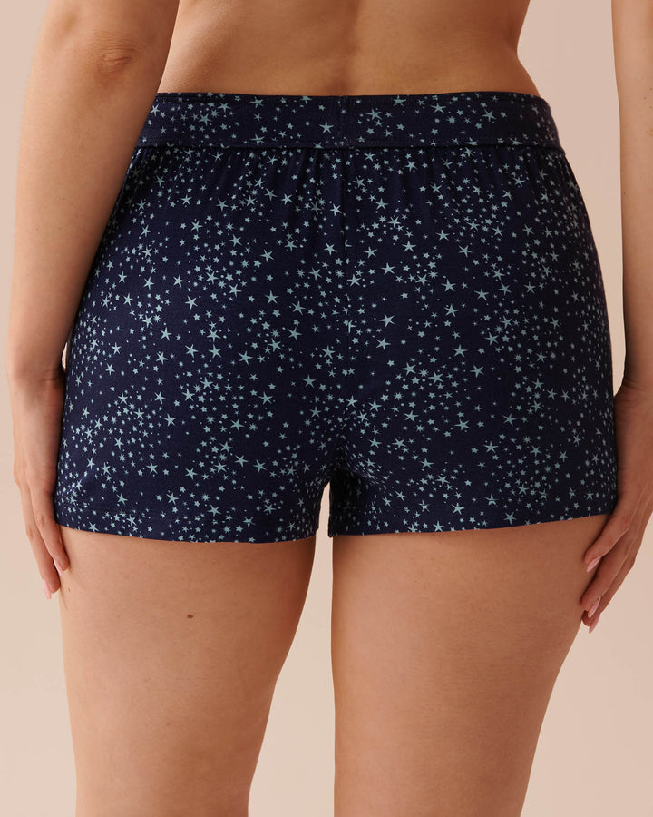Soft Jersey Shorts - Evening Blue