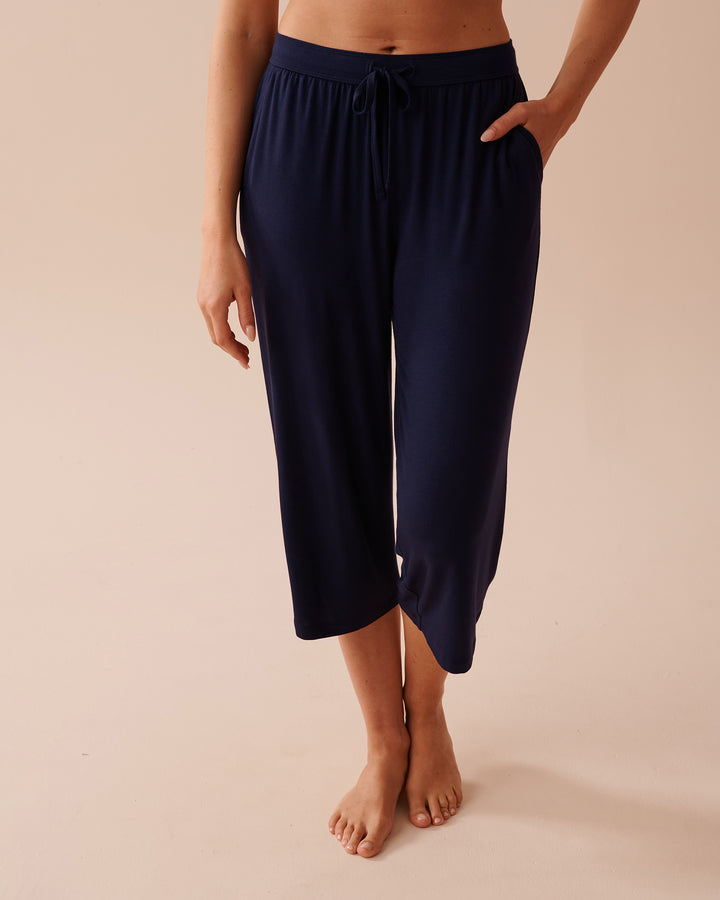 Soft Jersey Capris - Ditsy Flowers