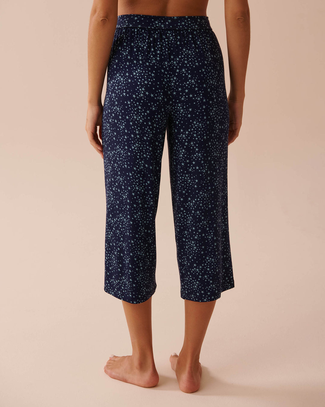 Soft Jersey Capris - Evening Blue