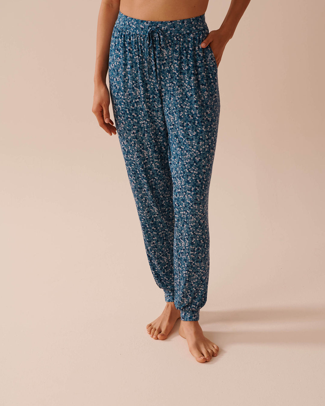Soft Jersey Jogger Pajama Pants - Ditsy Flowers