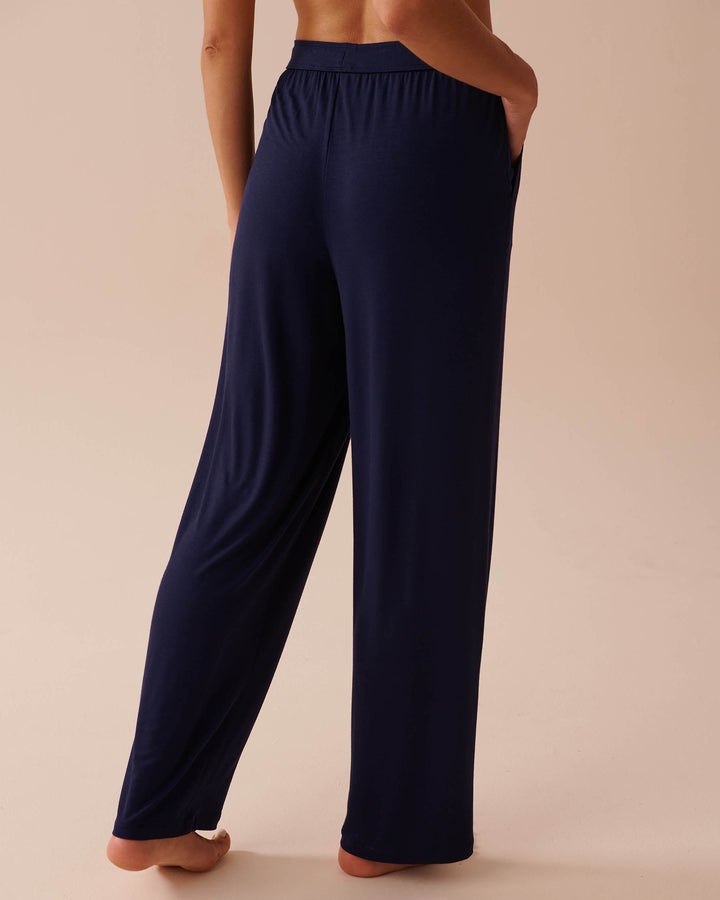 Soft Jersey Pants - Navy Disty Stars
