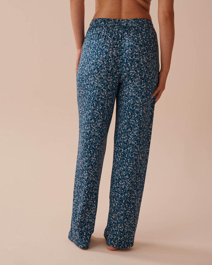 Soft Jersey Pants - Evening Blue