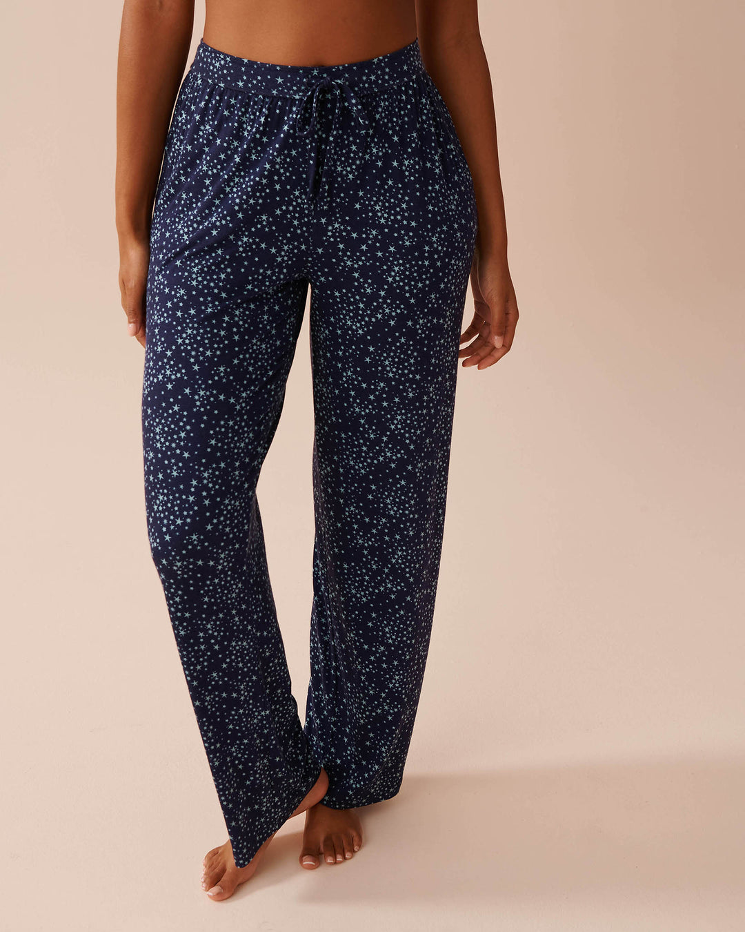 Soft Jersey Pants - Navy Disty Stars