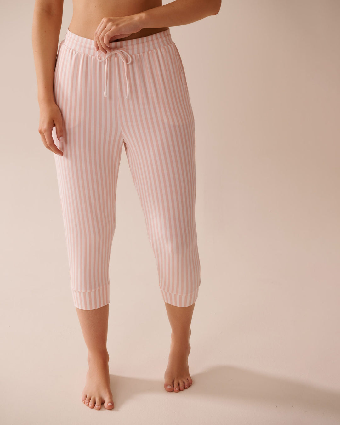 Seashell Print Super Soft Pajama Capris - Comfy Grey Mix Seashell