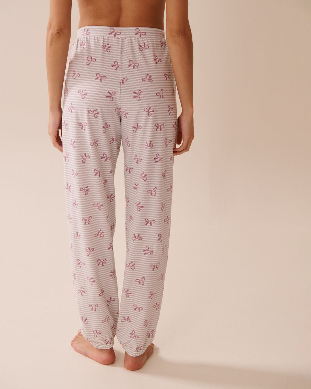 Book Lover Print Cotton Jogger Pyjama Pants - Lotus Wording