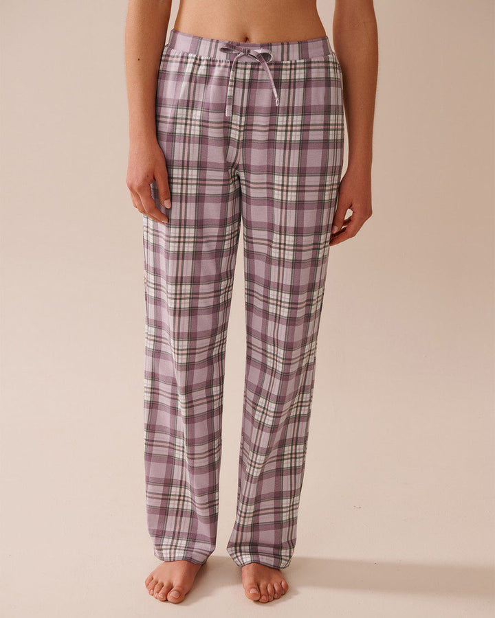 Mouse Print Cotton Pyjama Pants - Grapeade Mouse