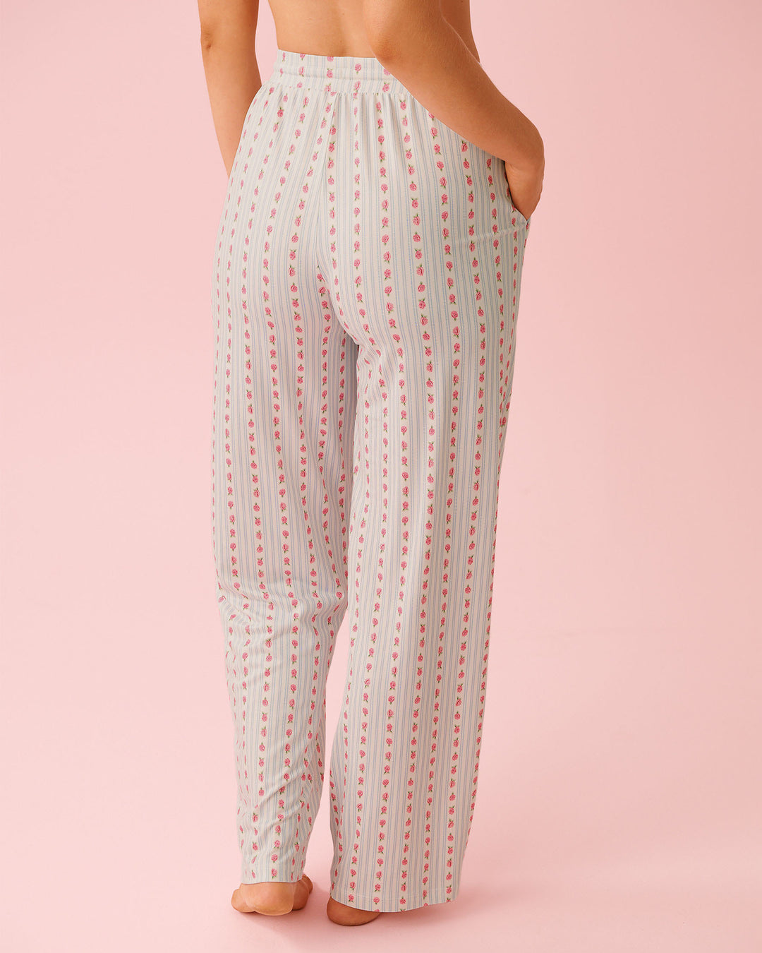 Peachy Dream Rabbit Pant - White