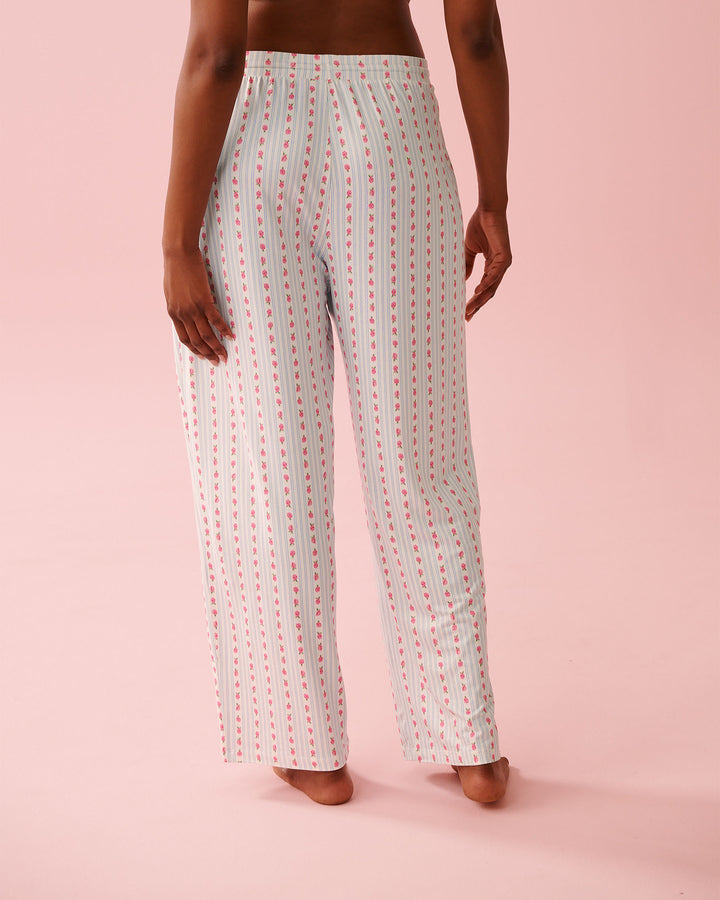 Peachy Dream Rabbit Pant - White