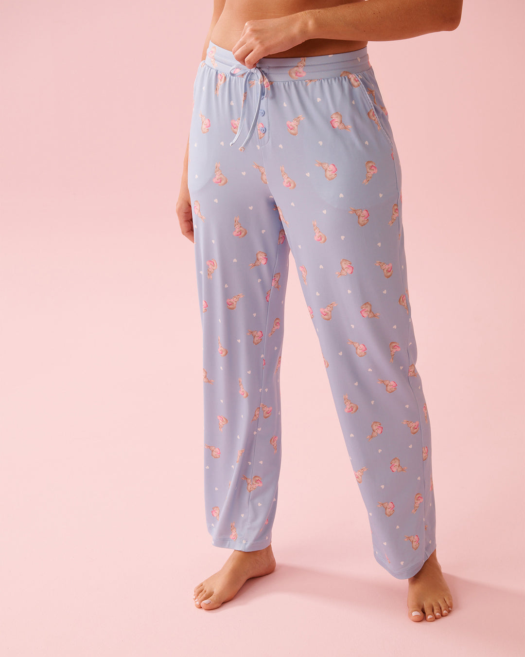 Peachy Dream Rabbit Pant - Blue