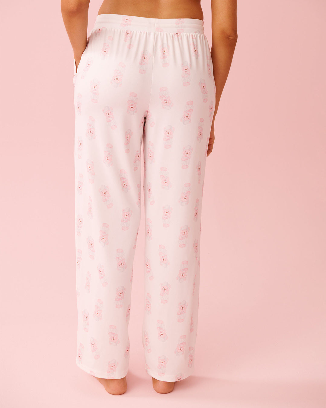 Peachy Dream Teddy Pant - White