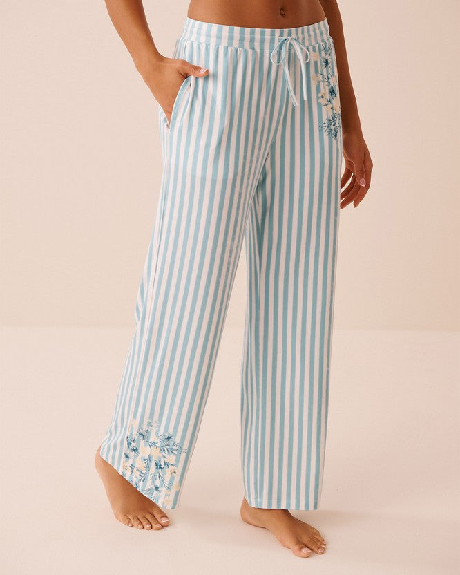 Peachy Dr Brunch Pant Wpiping - Light Blue