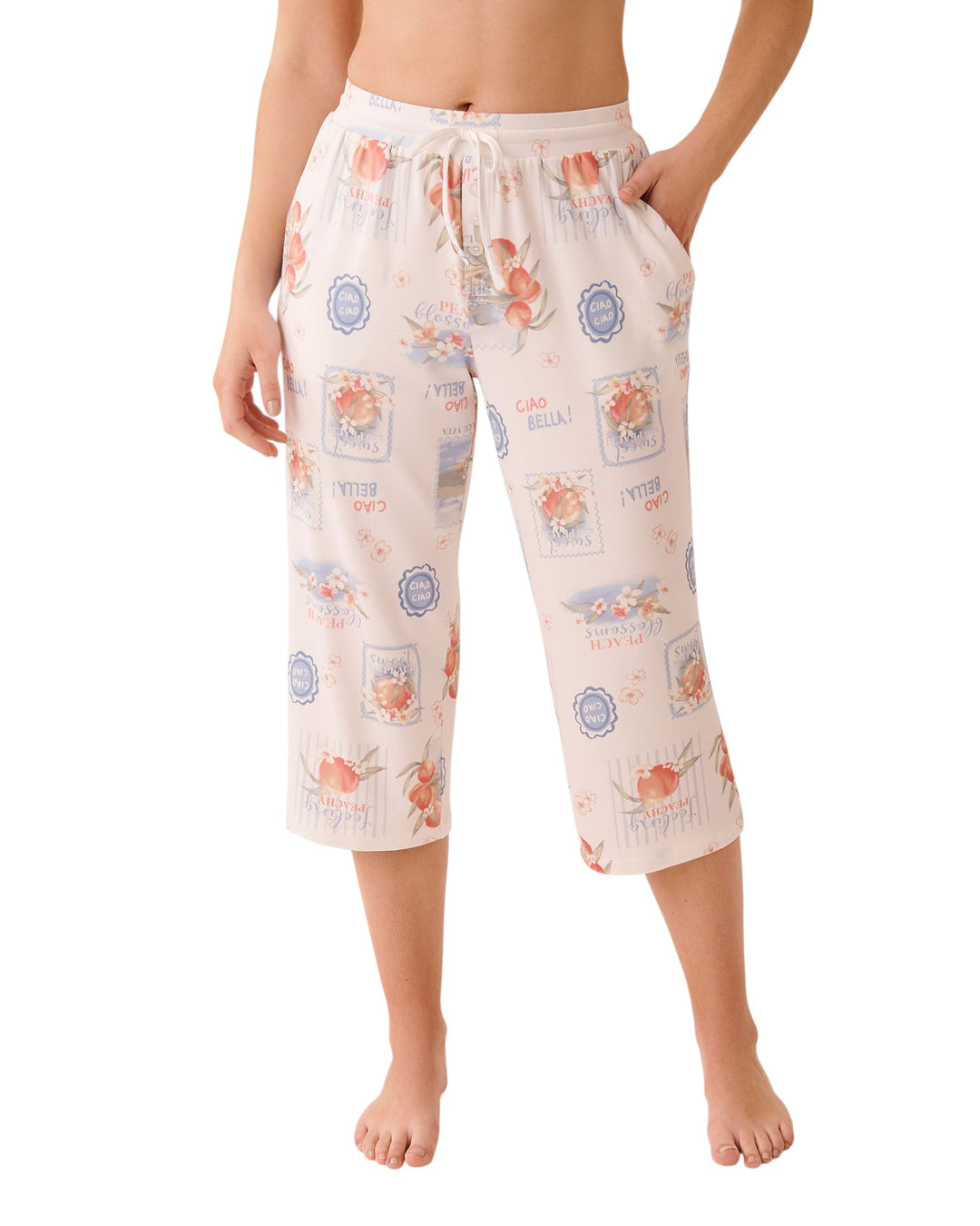 Peachy Dream Peach Capri