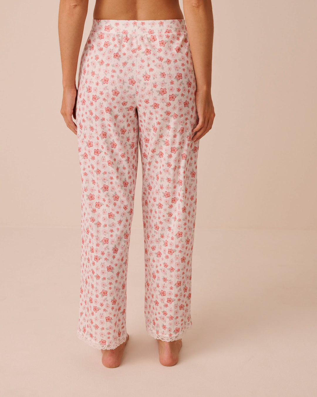 Pointelle Floral Pant