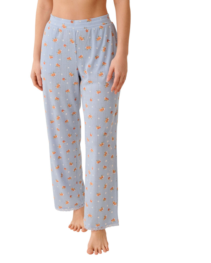 Pointelle Floral Pant