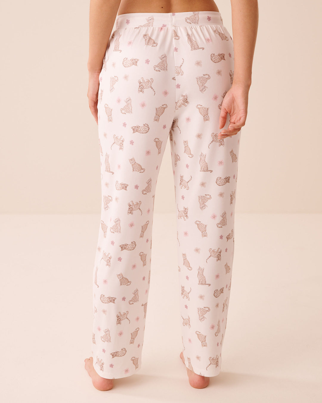 Leopard Flower Print Super Soft Pajama Pants