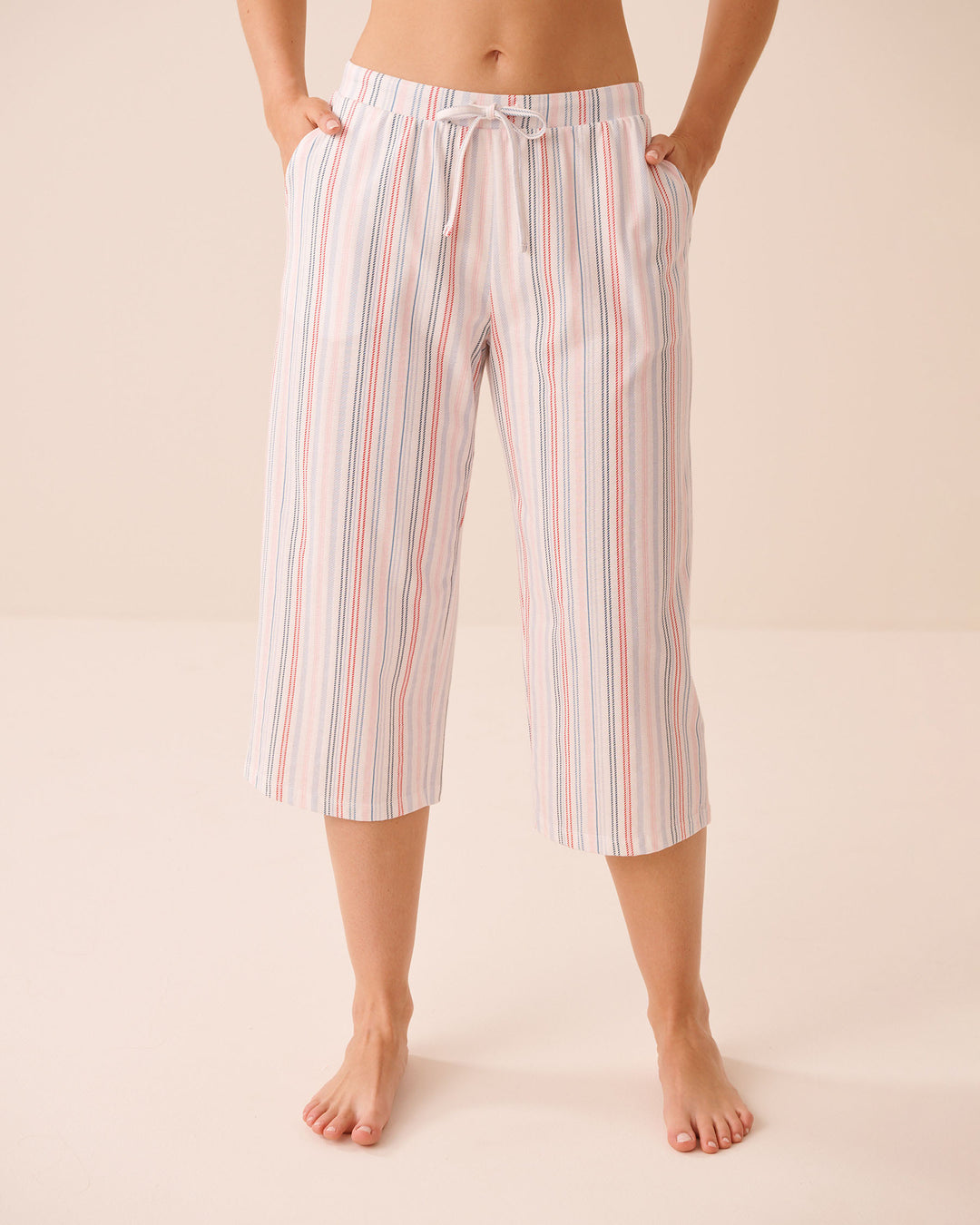 Tomato Print Cotton Pyjama Capris