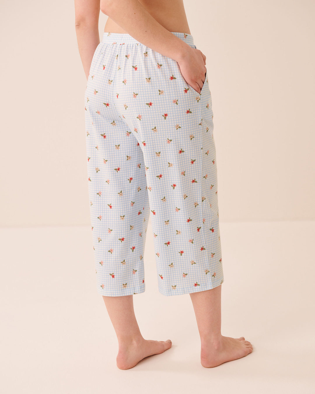 Tomato Print Cotton Pyjama Capris