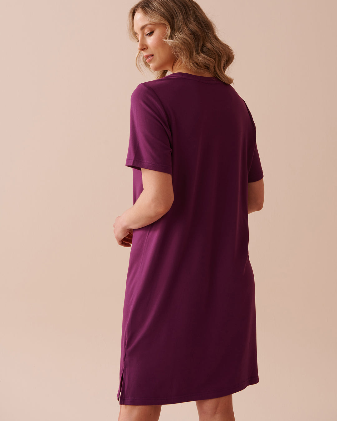 Goose Print Cozy Short Sleeve Sleepshirt - Charisma