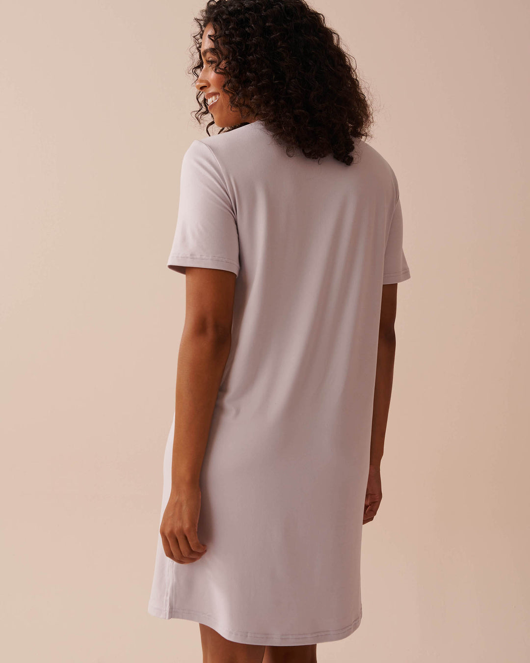 Cat Print Super Soft Sleepshirt - Forever Blue