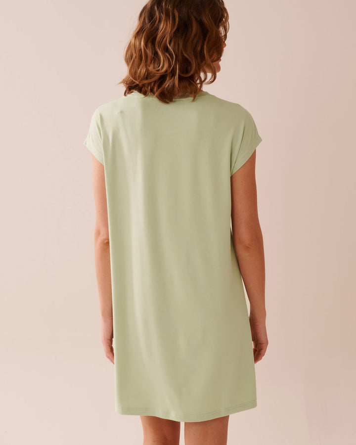 Snail Print Super Soft Sleepshirt - Seacrest