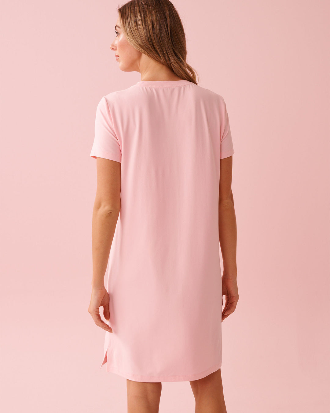 Peachy Dream Teddy Sleepshirt - Pink