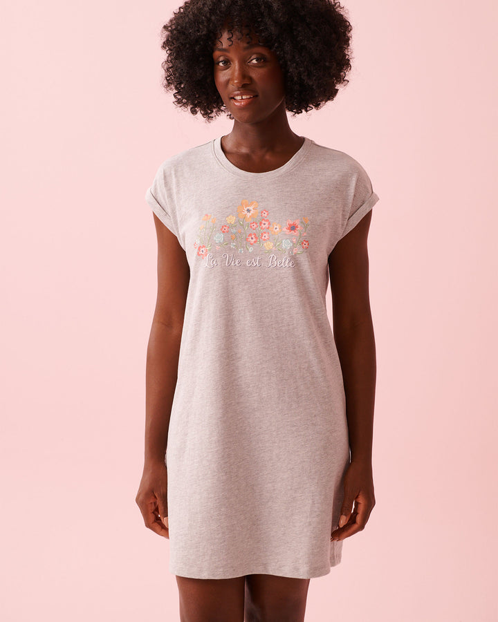 Promo Cotton Sleepshirt - Gray