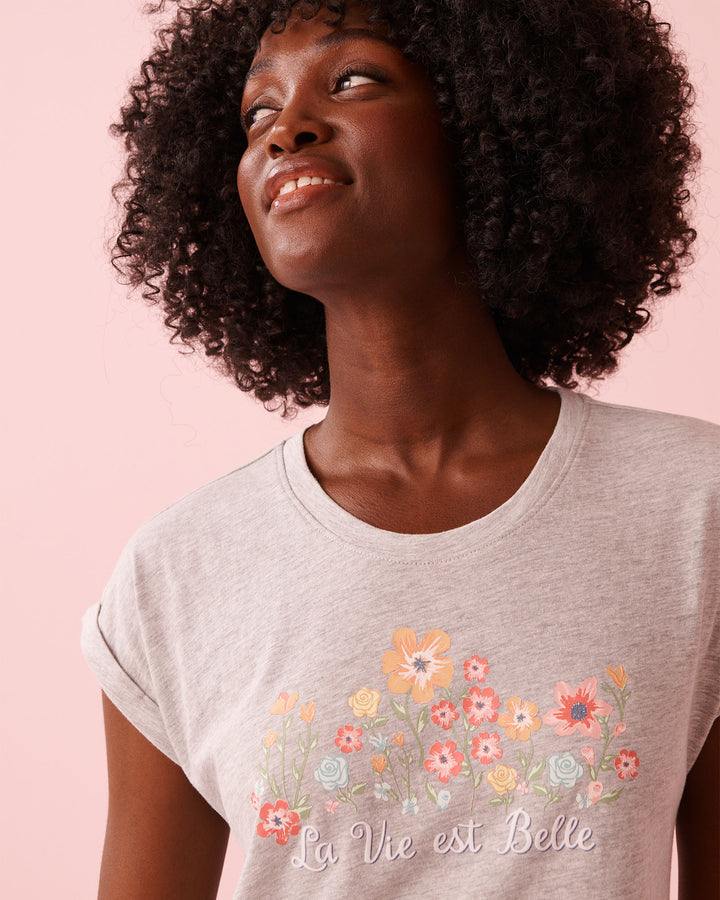 Promo Cotton Sleepshirt - Gray