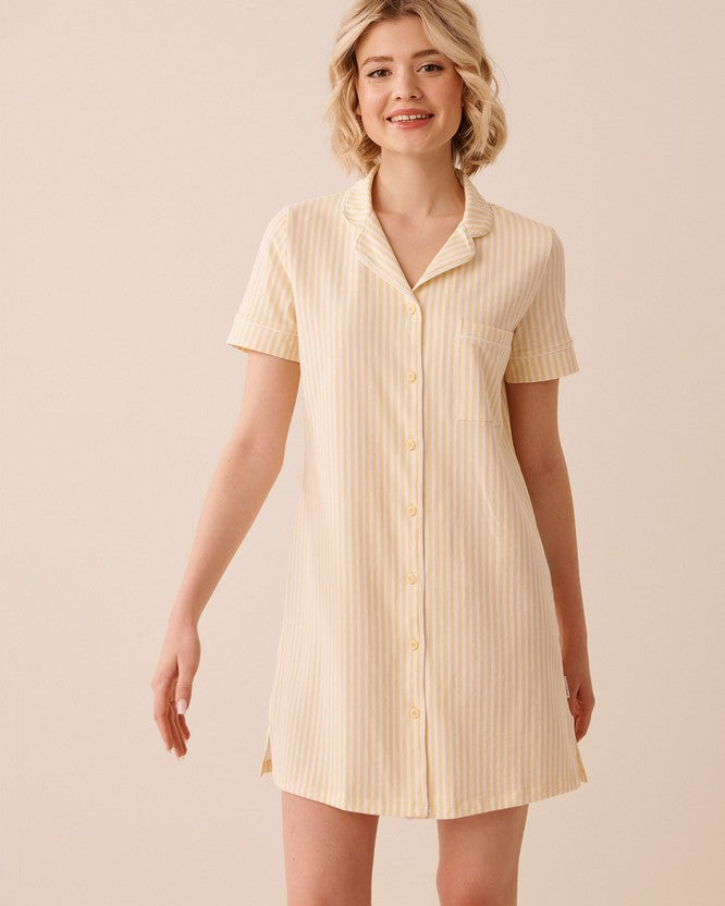 Cotton E Essentials Sleepshirt - Light Yellow