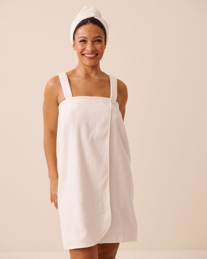 Wrap Set Loop Terry - White