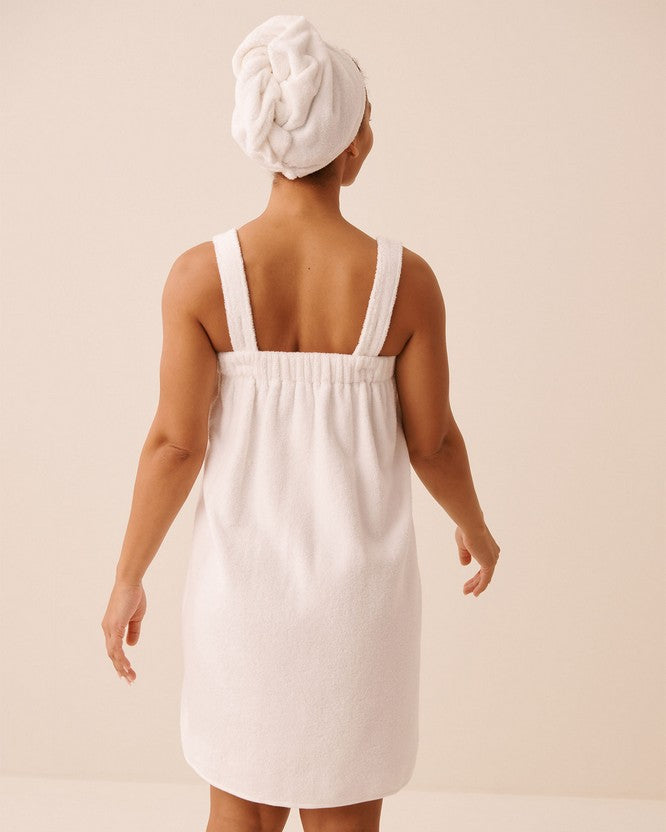 Wrap Set Loop Terry - White