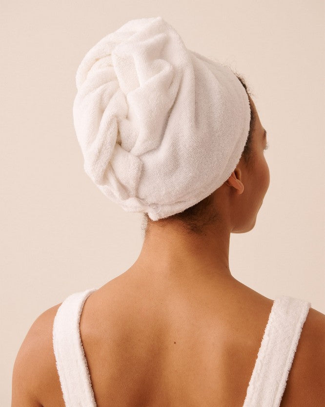Wrap Set Loop Terry - White