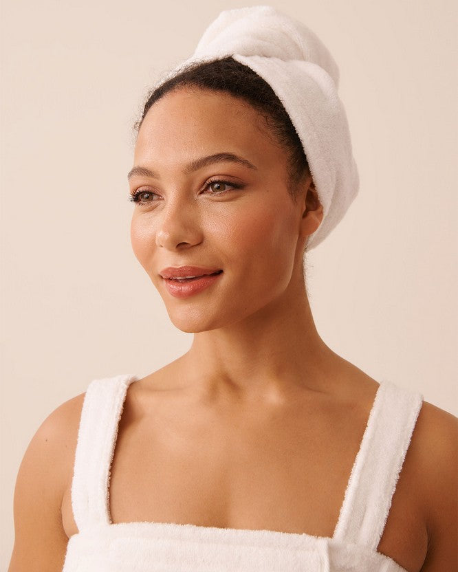 Wrap Set Loop Terry - White