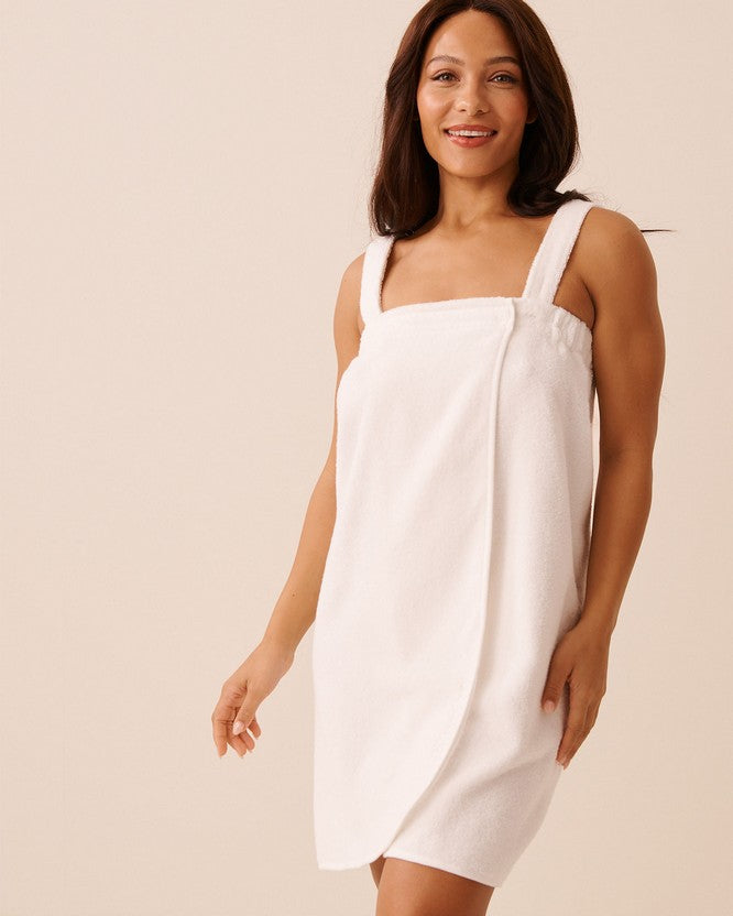 Wrap Set Loop Terry - White
