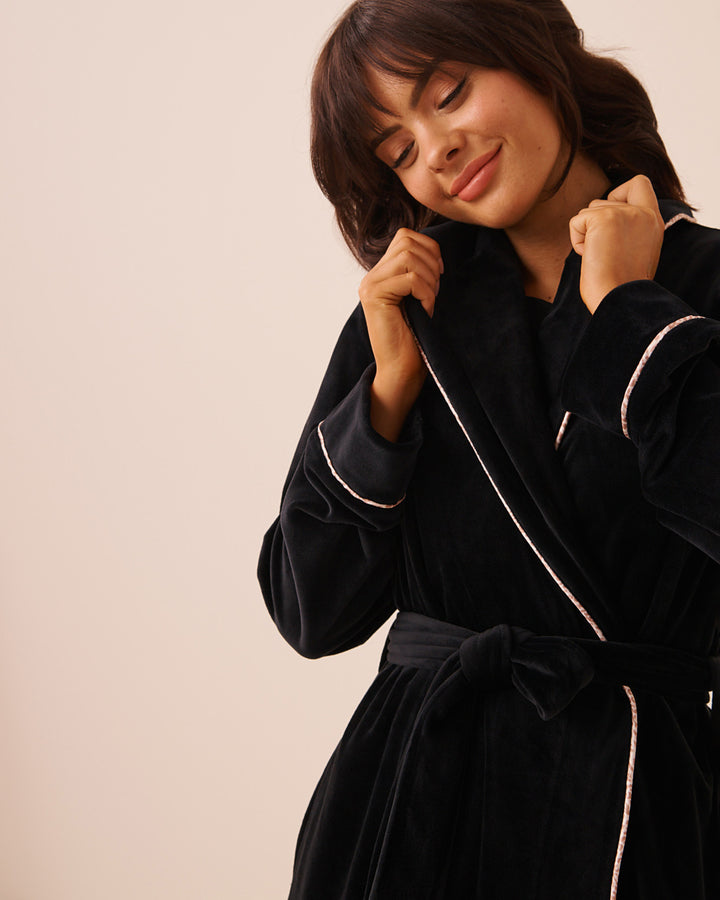 Plush Velour Robe