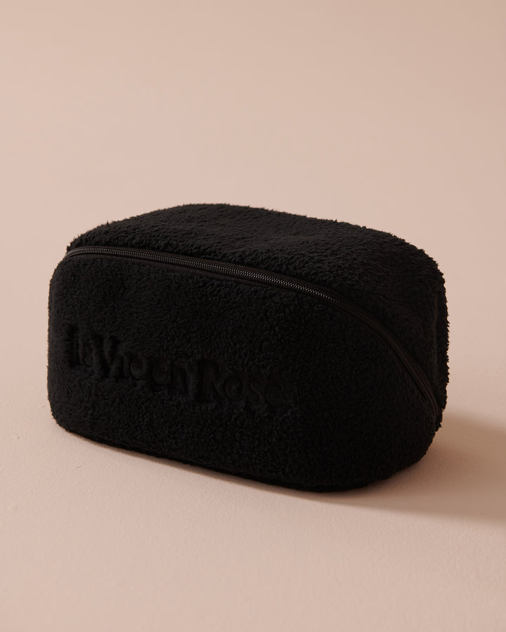 Sherpa Cosmetic Bag - Black Beauty