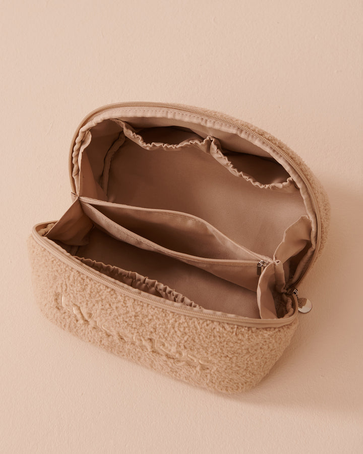 Sherpa Cosmetic Bag - Black Beauty