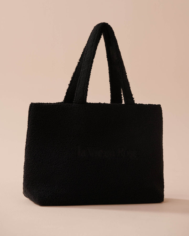 Sherpa Tote Bag - Black Beauty