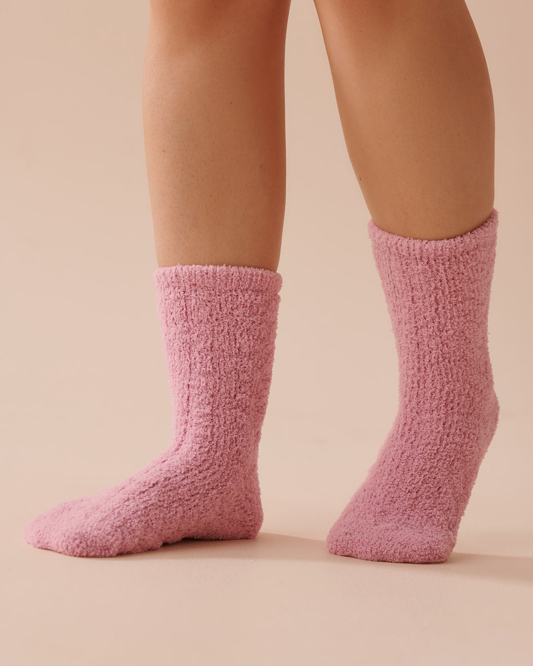 Soft Plush Socks - Lilac Gray Goose