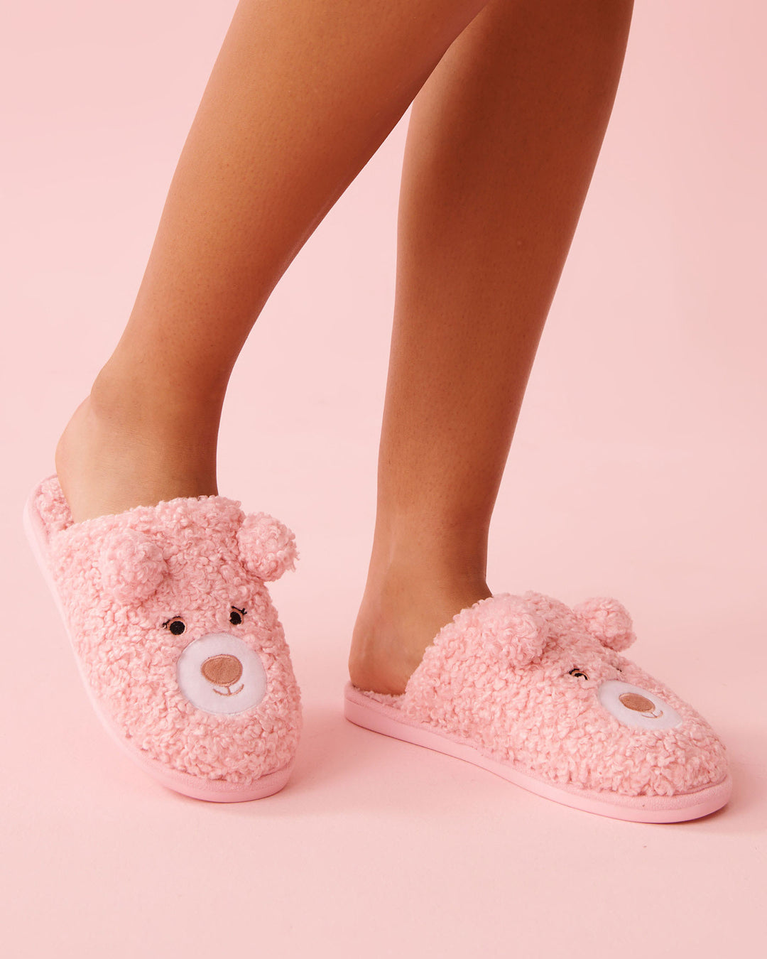 Teddy Slipper - Pink