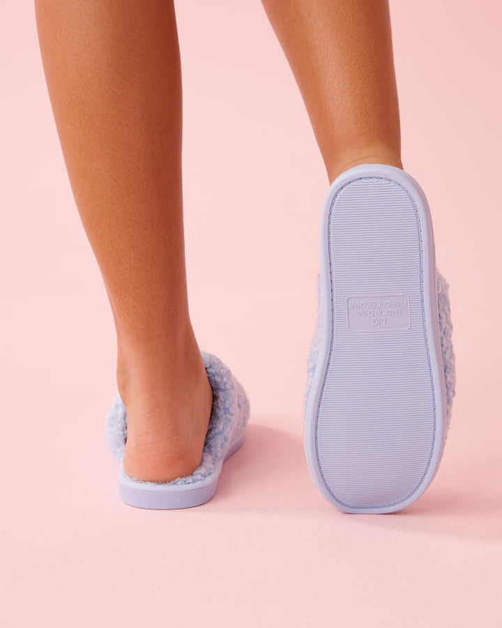 Embroidered Clog - Blue